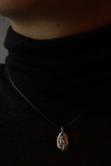 Tara Hand Mudra Necklace (Leather Chain)