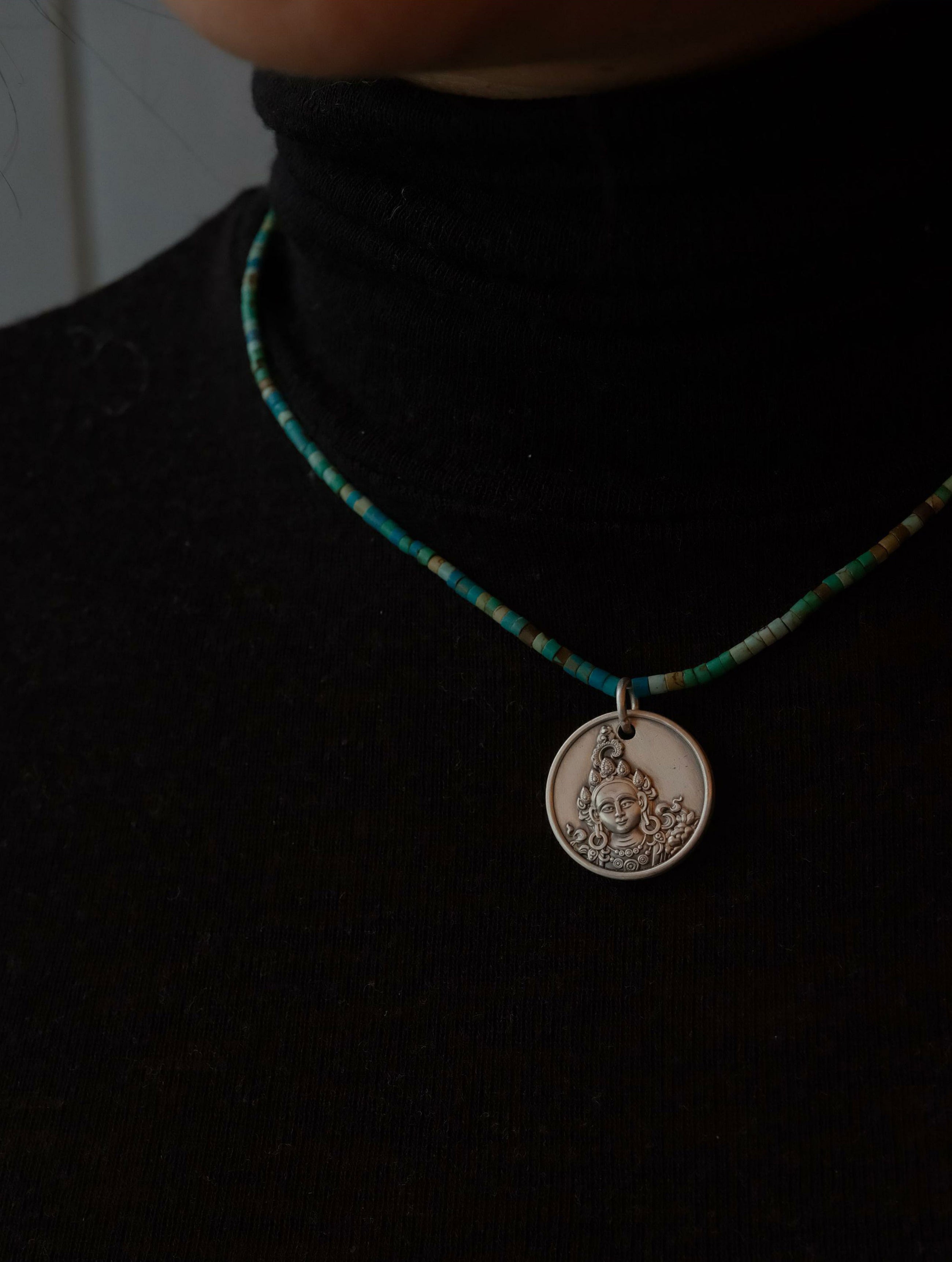 Voice of the Great Jokhang White Tara Necklace