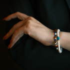 Turquoise and Pearl Bracelet
