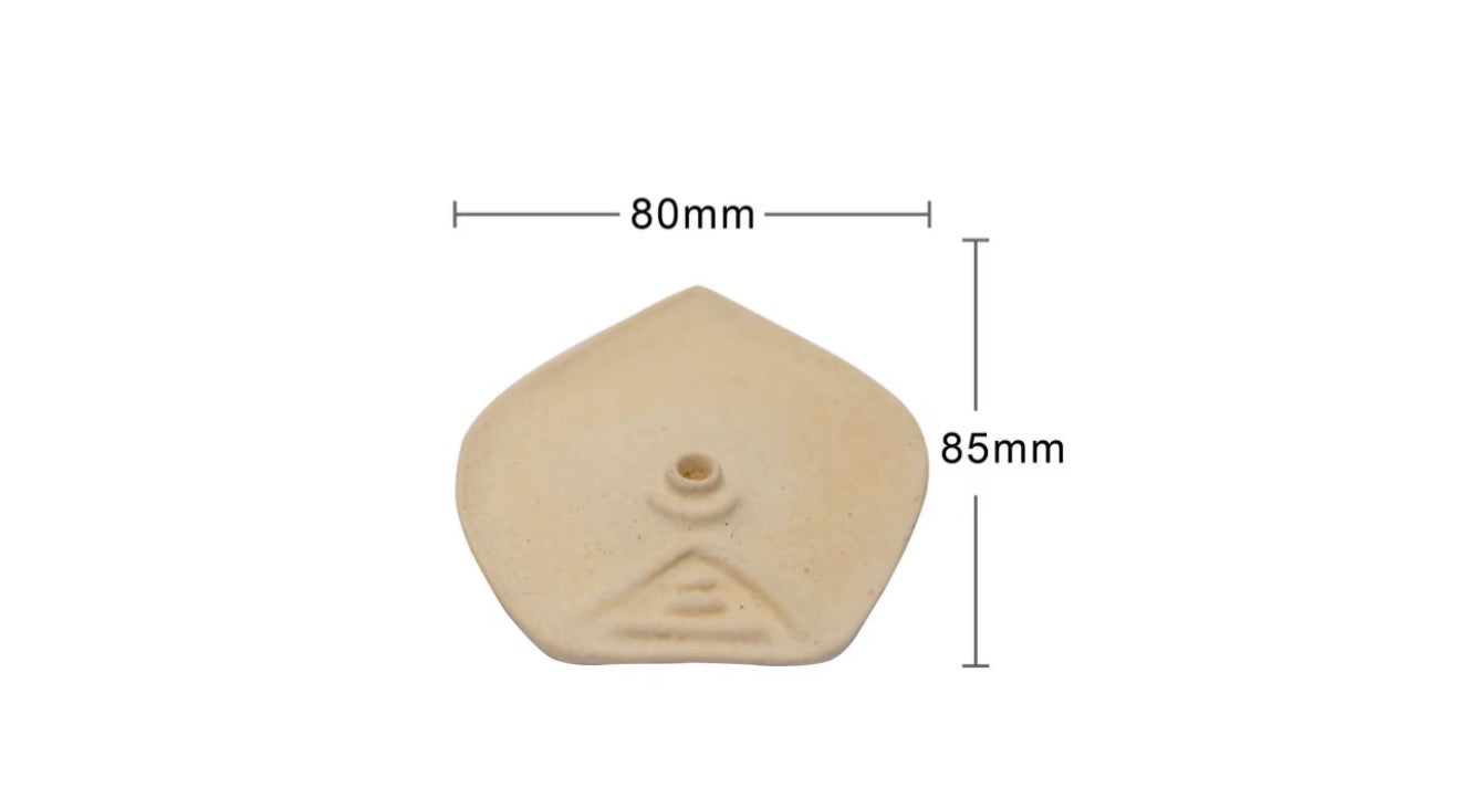 SAVVYS Handcrafted Ceramic Incense Holder – Modern Minimalist Design(Incense Sticks Not Included)