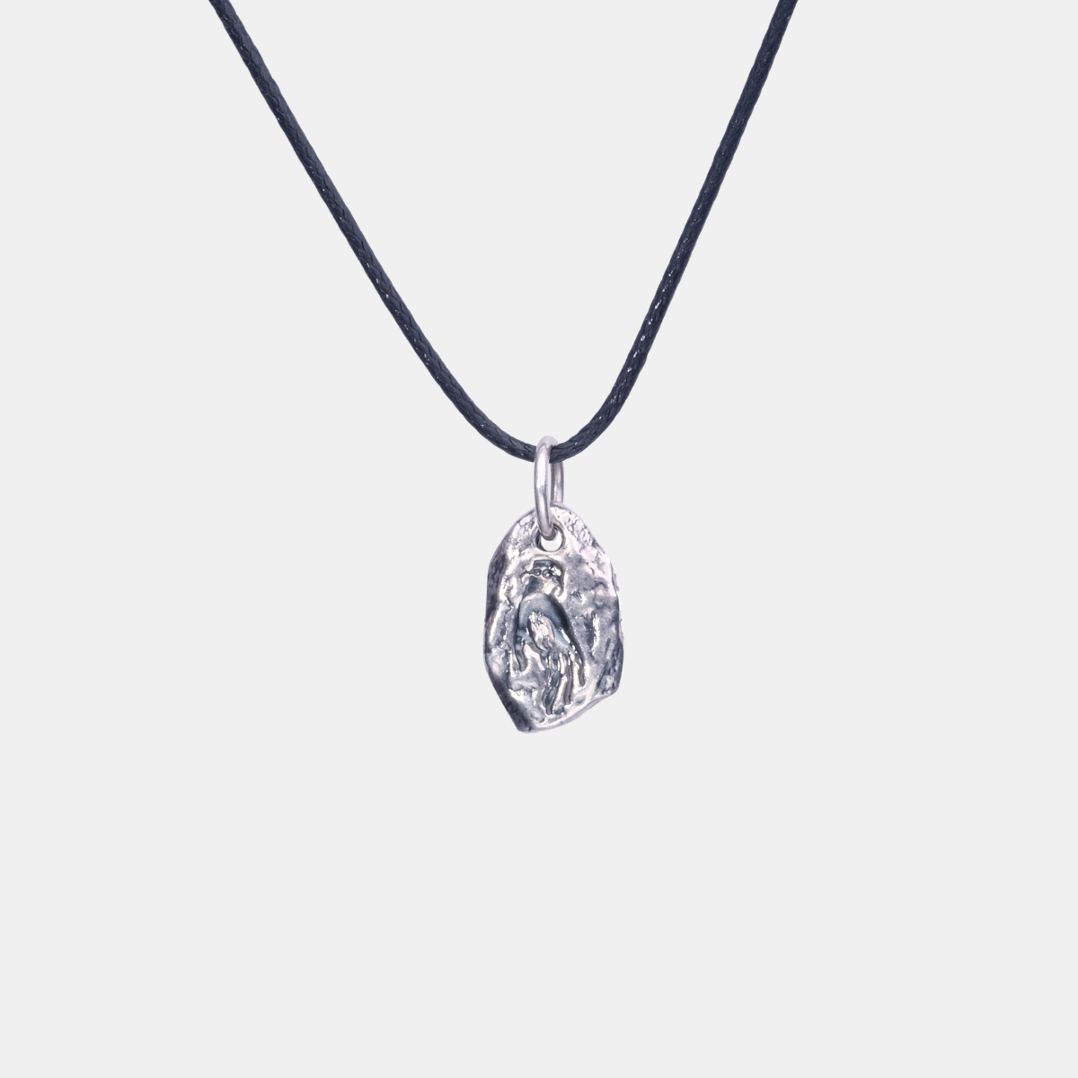 Tara Hand Mudra Necklace (Leather Chain)
