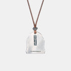 Yellow Jambhala Necklace (Leather Chain)