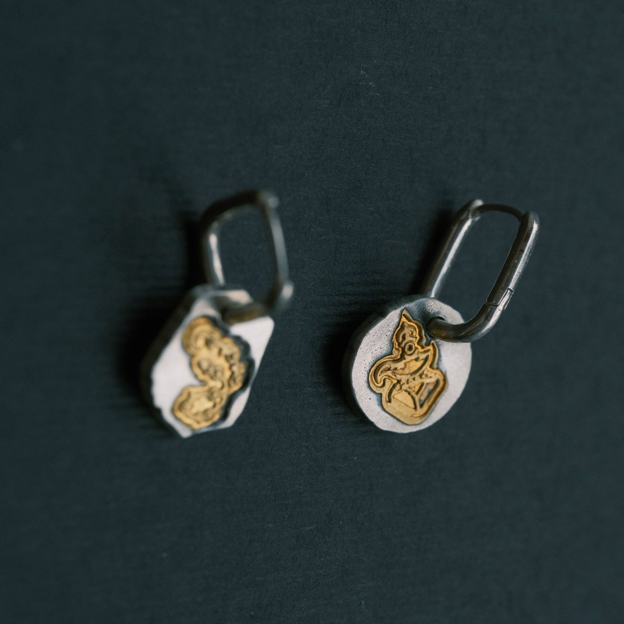 Crescent Blade of Krodhakali Earring