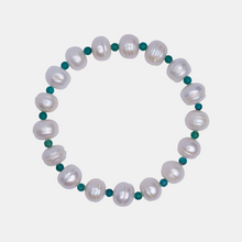 Turquoise and Tibetan Ancient Pearl Bracelet