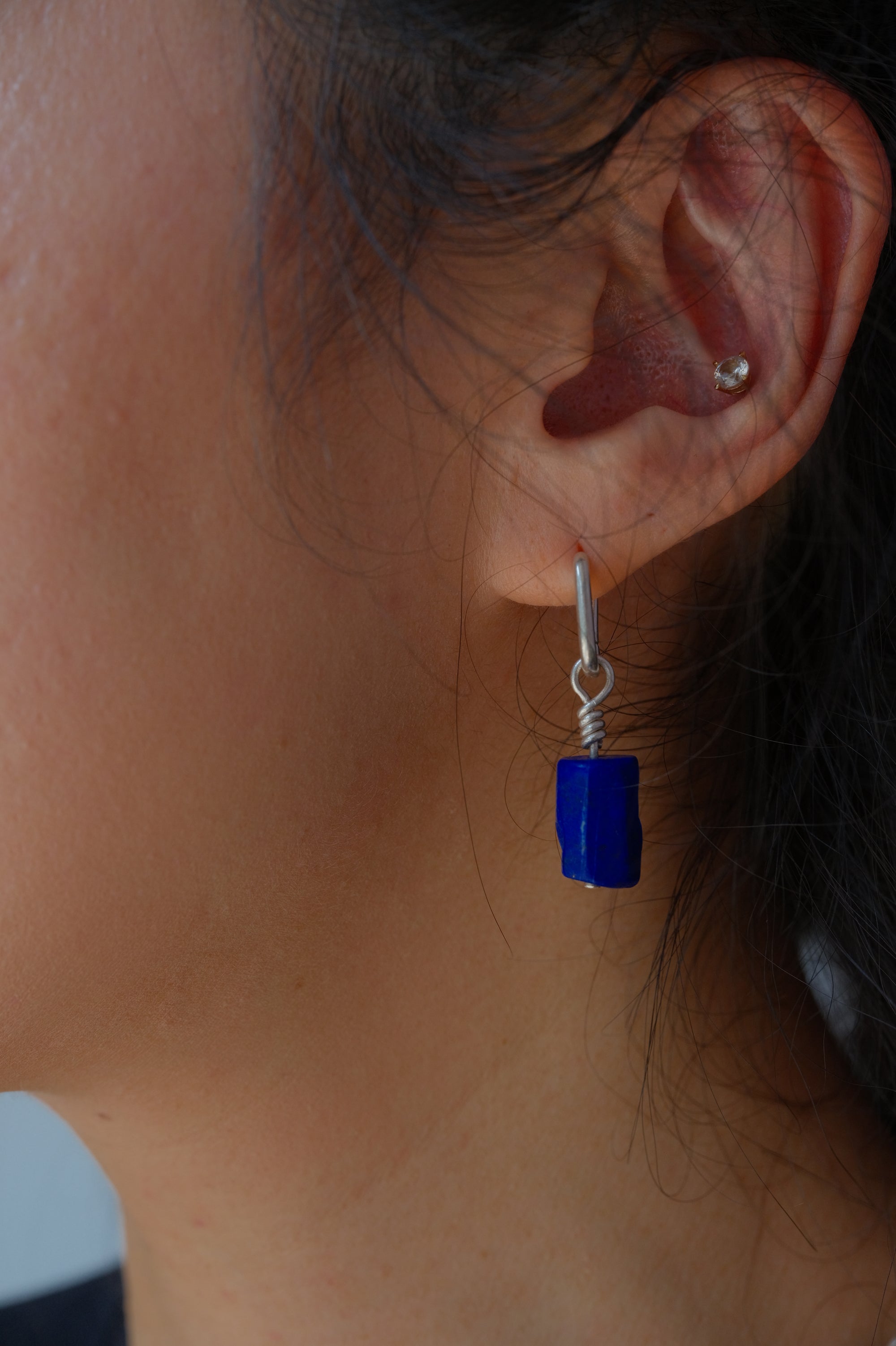 Galaxy Lapis Lazuli Earring