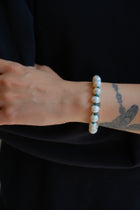 Turquoise and Tibetan Ancient Pearl Bracelet
