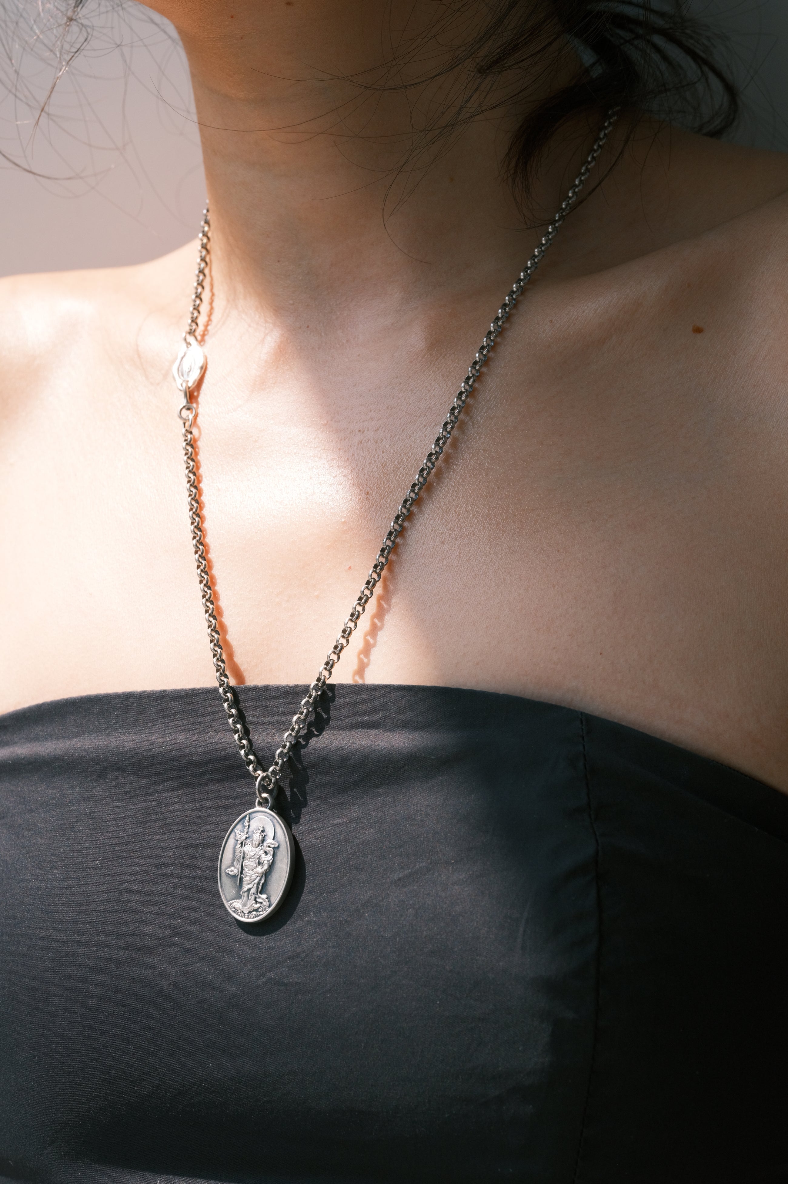 Guru Rinpoche Sliver/Gold Necklace