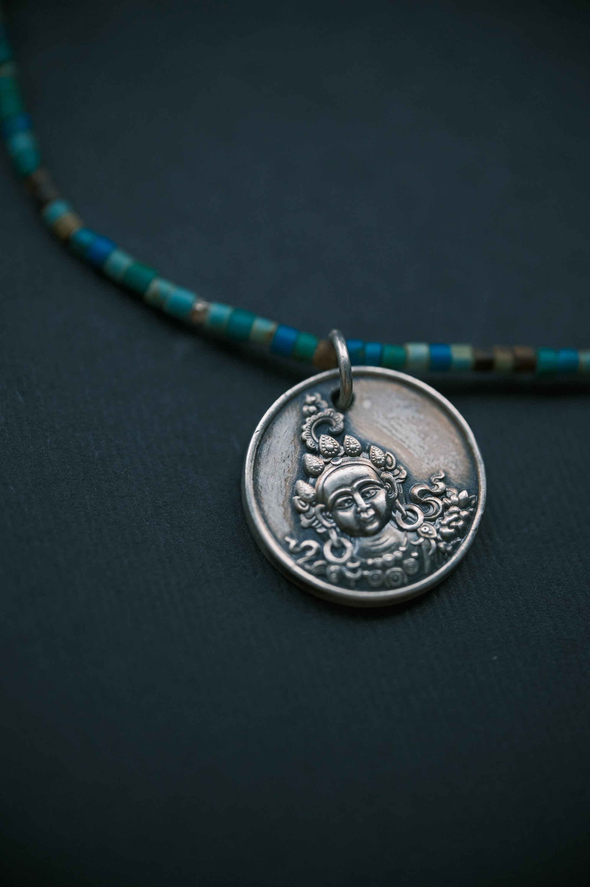 Voice of the Great Jokhang White Tara Necklace