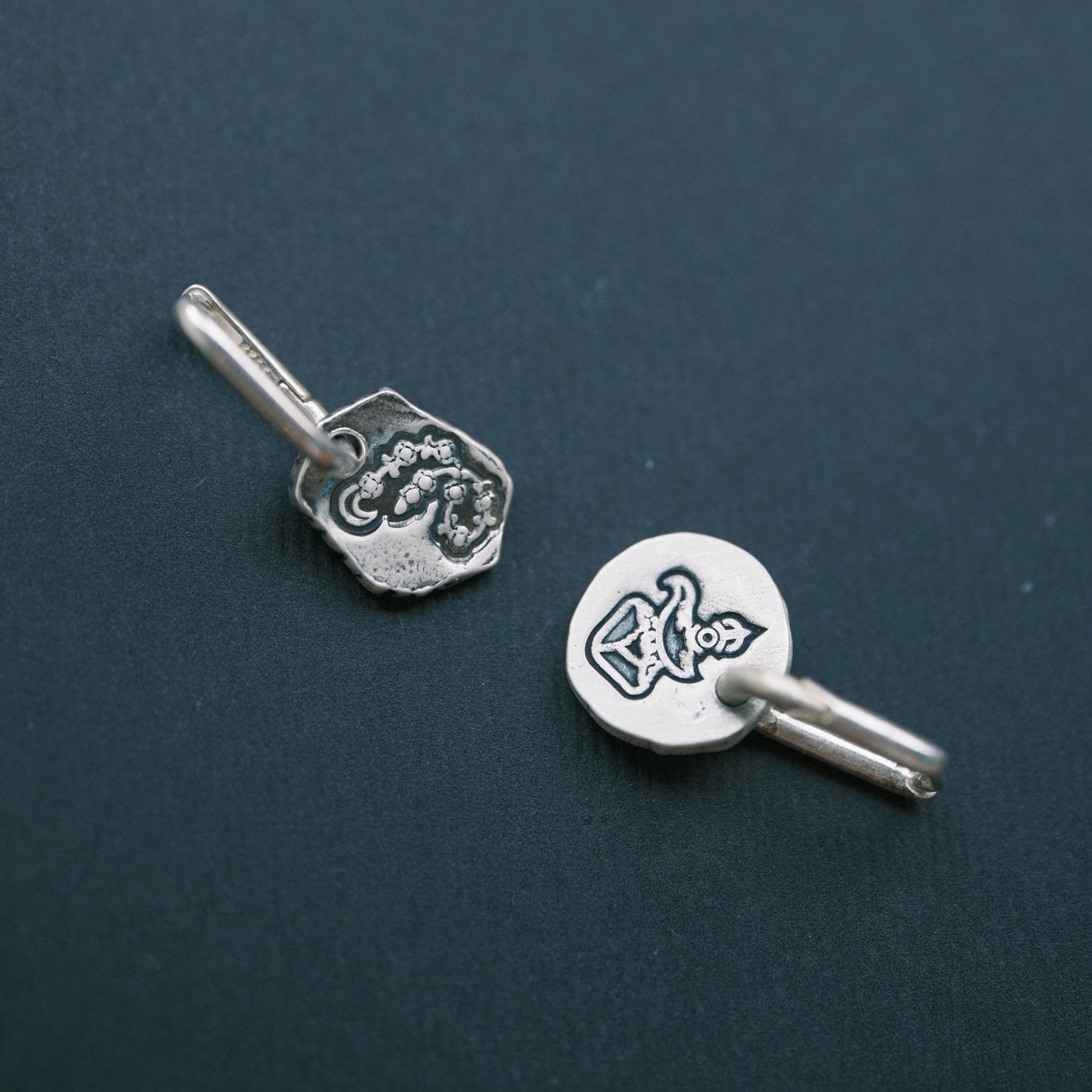 Crescent Blade of Krodhakali Earring