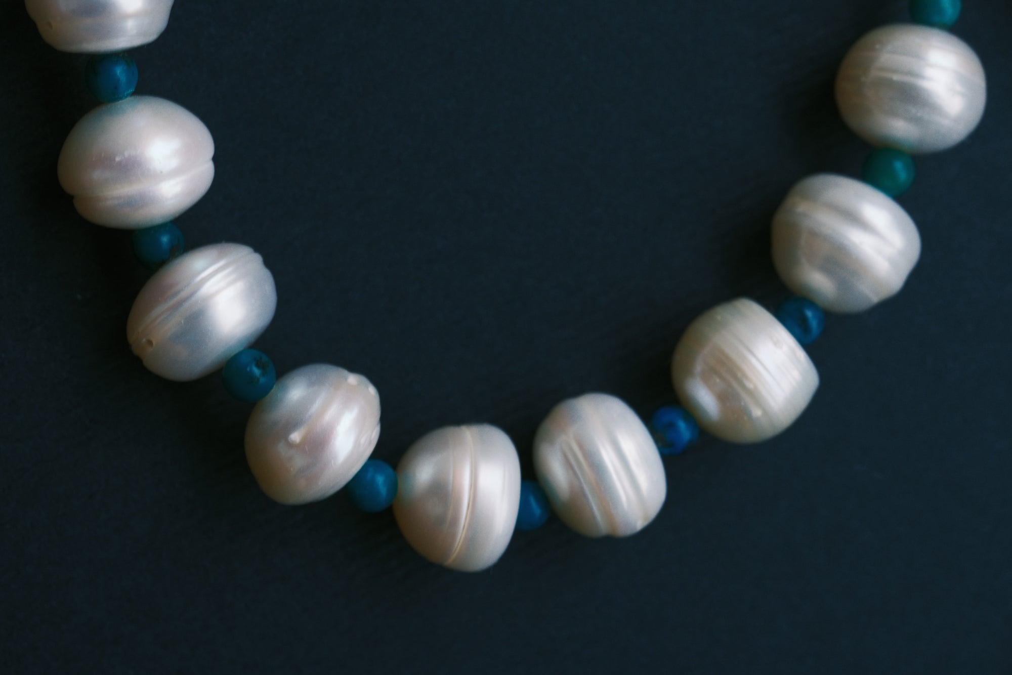 Turquoise and Tibetan Ancient Pearl Bracelet
