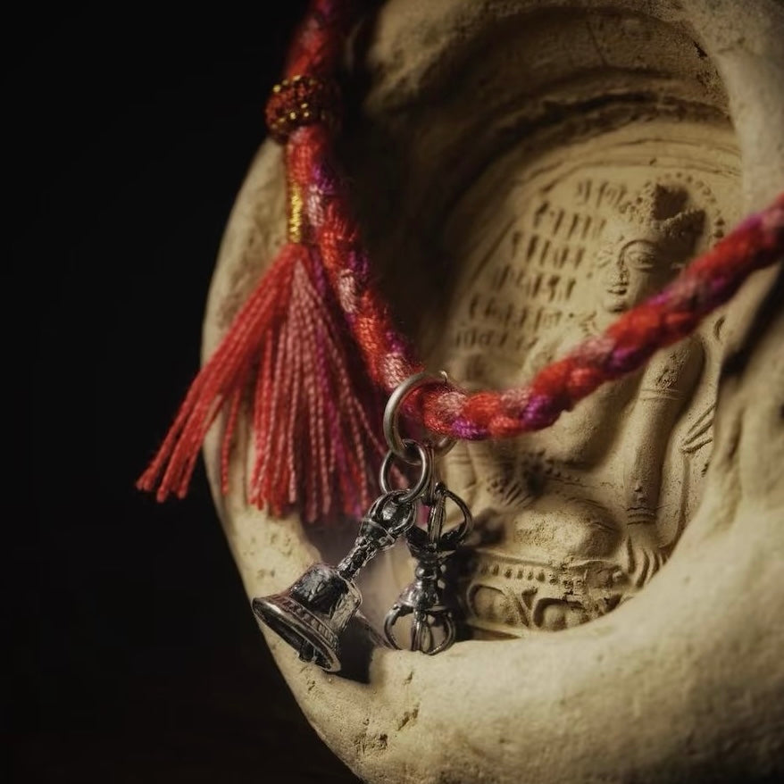 Vajra Bell and Dorje  Handmade Bracelet
