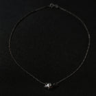 Tibetan Conch Shell Necklace (Silver Chain)