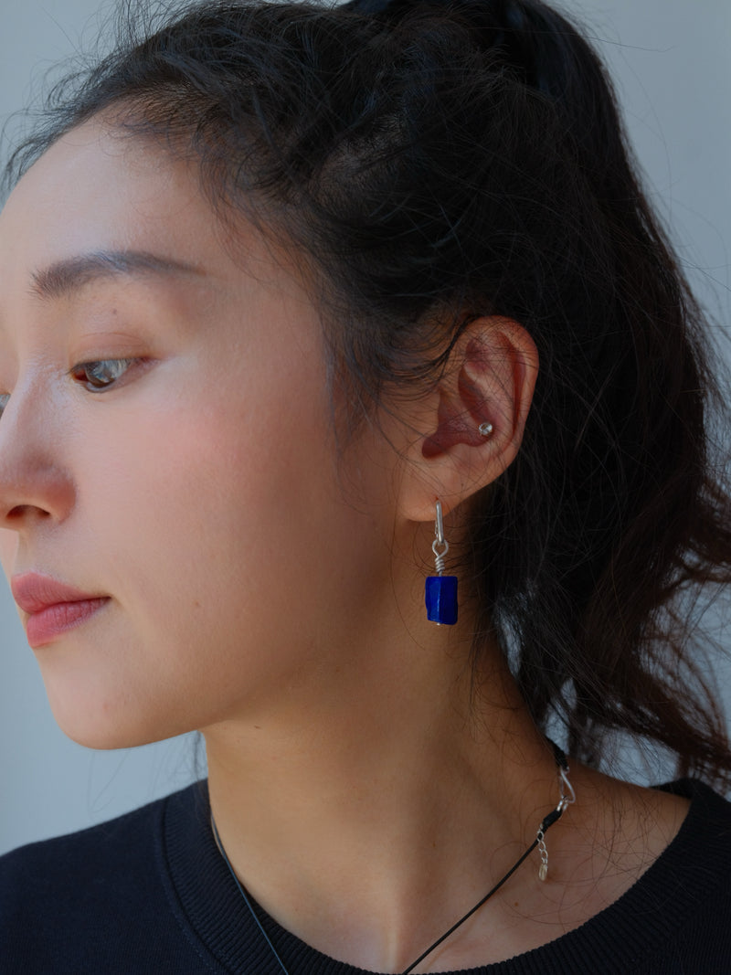 Galaxy Lapis Lazuli Earring