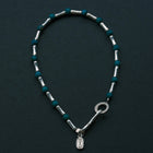 Bone-shaped Turquoise Sterling Silver Bracelet